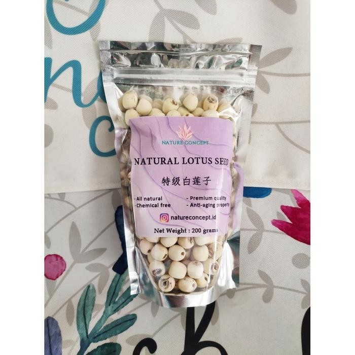 

NewZbgt- Lotus Seed Biji Teratai Makanan Diet Sehat Alami Organik 200 Grams
