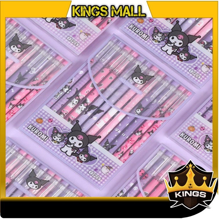 

KINGS - S5930 Pena Karakter Bisa Dihapus / Pulpen Erasable / Pulpen Bisa Dihapus 12 PCS / Pena Hitam