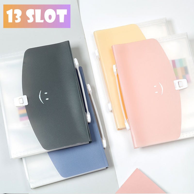 

map plastik dokumen A4 13 slot /Map Folder A4/map Keeper Pocket Lucu / MODEL TAS MP-01