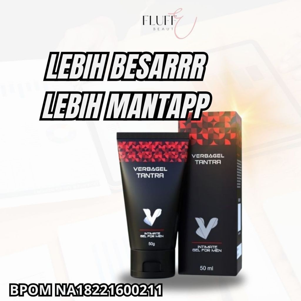 Verbagel Tantra Minyak Pijat Pembesar Vital Pria Permanen 50Ml Original