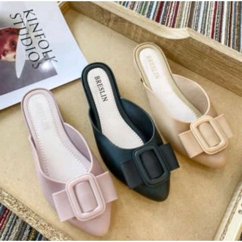 Terbaru Kalastore03 - Breslin Sepatu Wanita Bapau/Slip-On Jelly