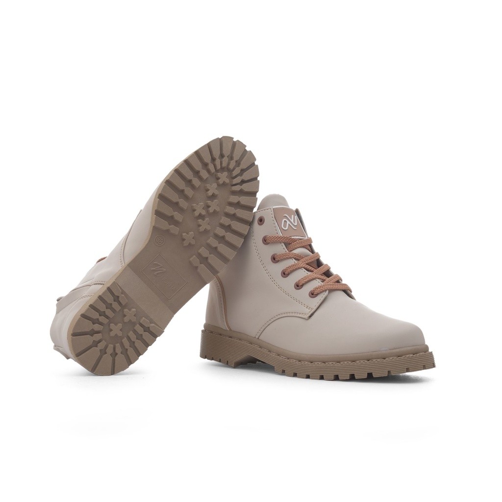 Sale Nokha Sepatu Boots Kody Ivory Wanita
