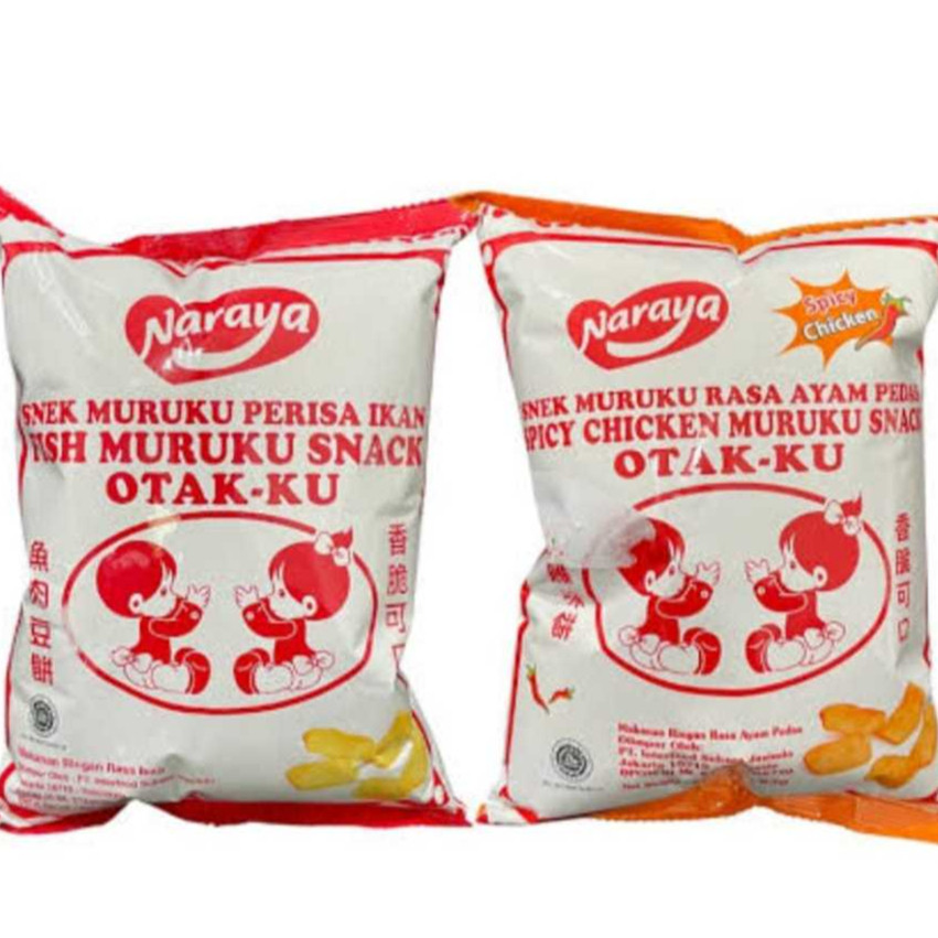 

Naraya Fish Spicy Chicken Muruku Snack Otak-Ku / Snek Otak-Otak Rasa Ikan Ayam Pedas Kemasan 60g