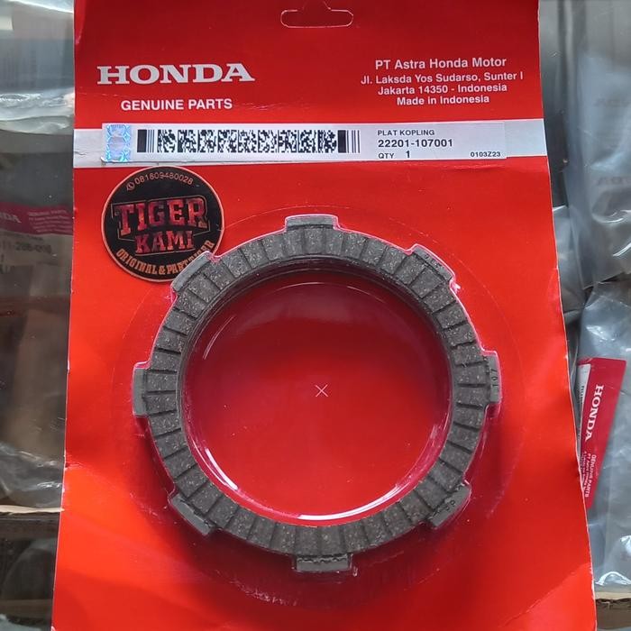 PREMIUM Plat kampas kopling ori tiger lawas lama revo 22201-107001