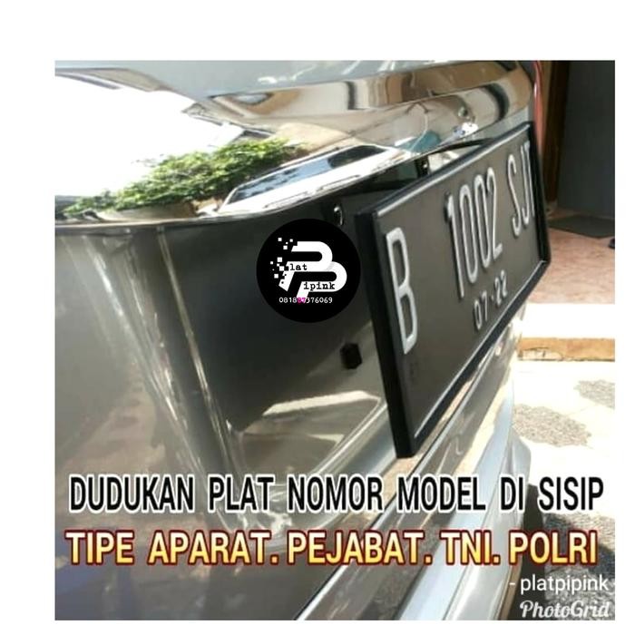 PREMIUM Dudukan Plat Mobil Dinas