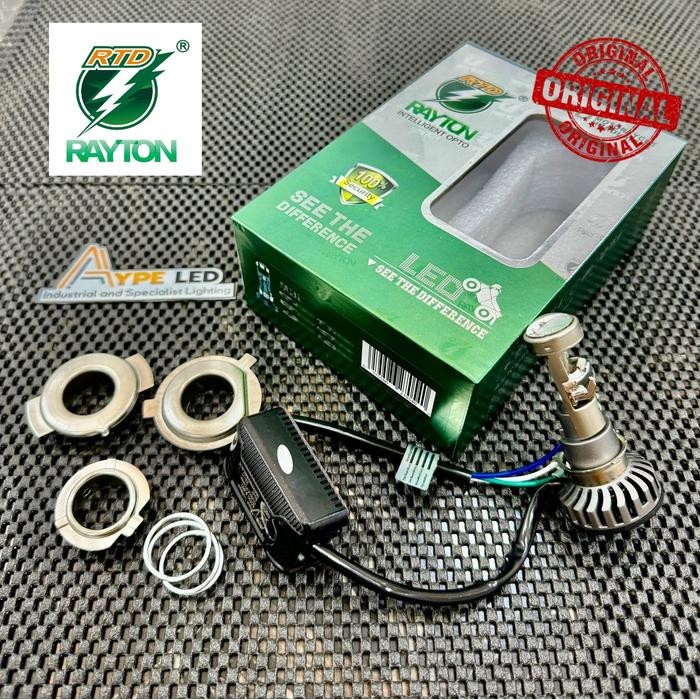 PREMIUM Lampu Utama H6 M8C RTD 35WATT Original RTD rayton Lampu Depan H6 H4 H7 Motor Mobil Universal