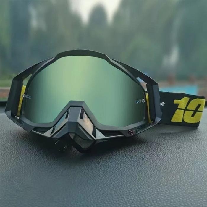 PREMIUM KACAMATA GOGGLE 100% Goggle Motor Cross Trail Fox UV 400 HELM TRAIL JPX KLX CRF MOTOCROSS