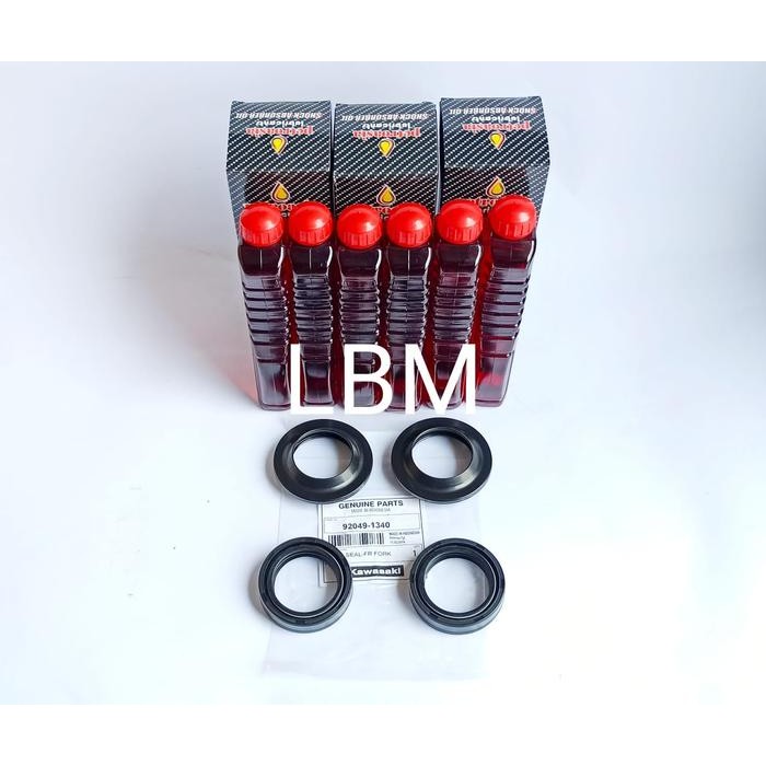 PREMIUM Oli shock dan Seal shock set KAWASAKI KLX NINJA RR NINJA R