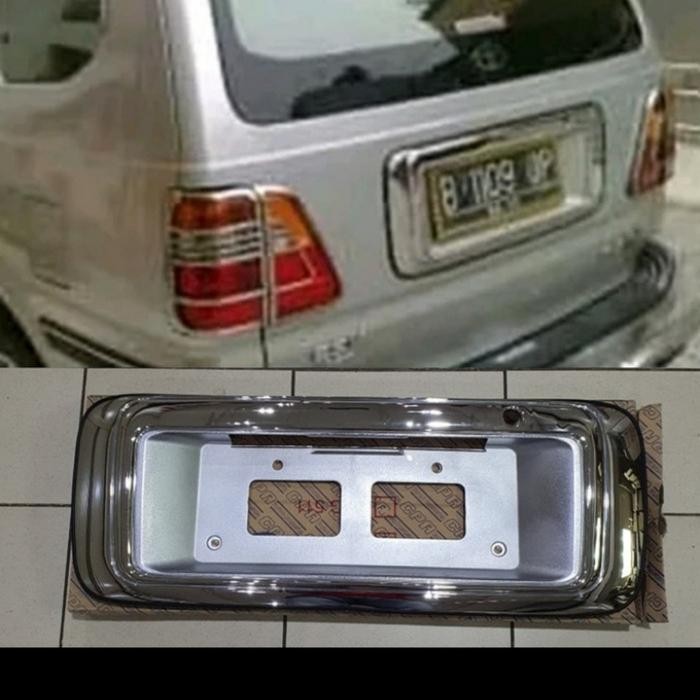 PREMIUM Ornament Dudukan Plat nomor Kijang New Kapsul LGX polos
