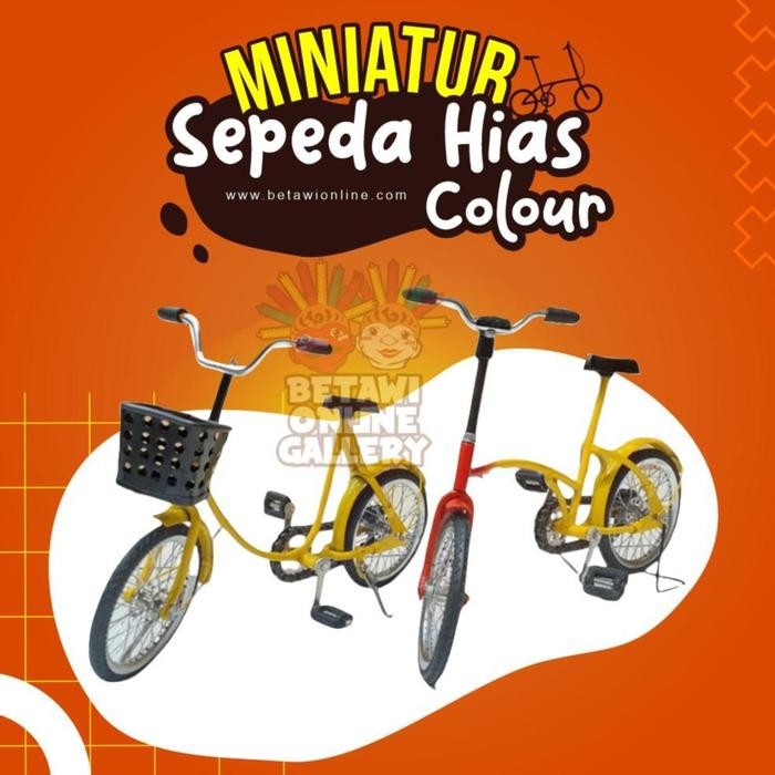 Miniatur Sepeda Hias Colour