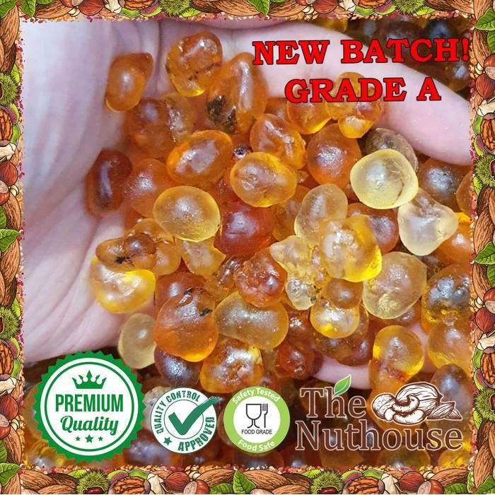 

500gr Peach Gum / Peachgum / Tao Jiao / Getah Plum [ORGANIC PREMIUM]