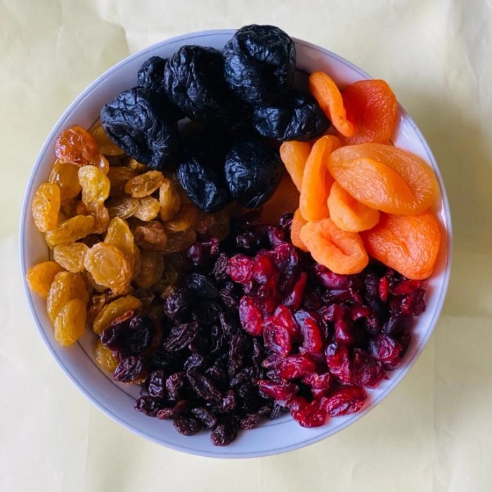 

Sajiandapur Buah Kering Mix Fruit 500Gr Makanan Ringan (Cranberry, Appricot, Plum, Dark Raisin,