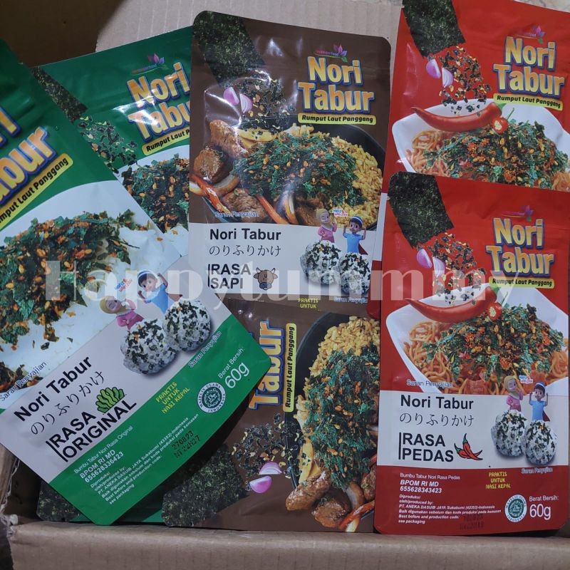 

Sajiandapur Hpt - Norigo Tabur Rumput Laut Panggang (Roasted) 60G Halal