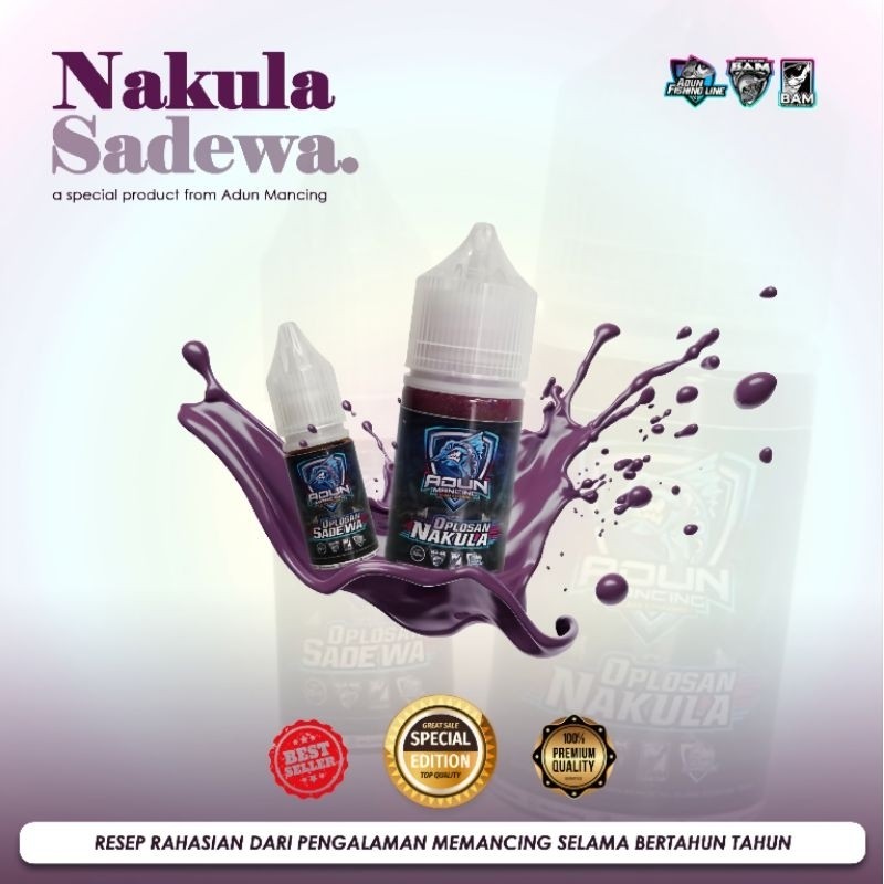 Essen Oplosan Nakula 30ml & Sadewa 10ml Adun Mancing WE