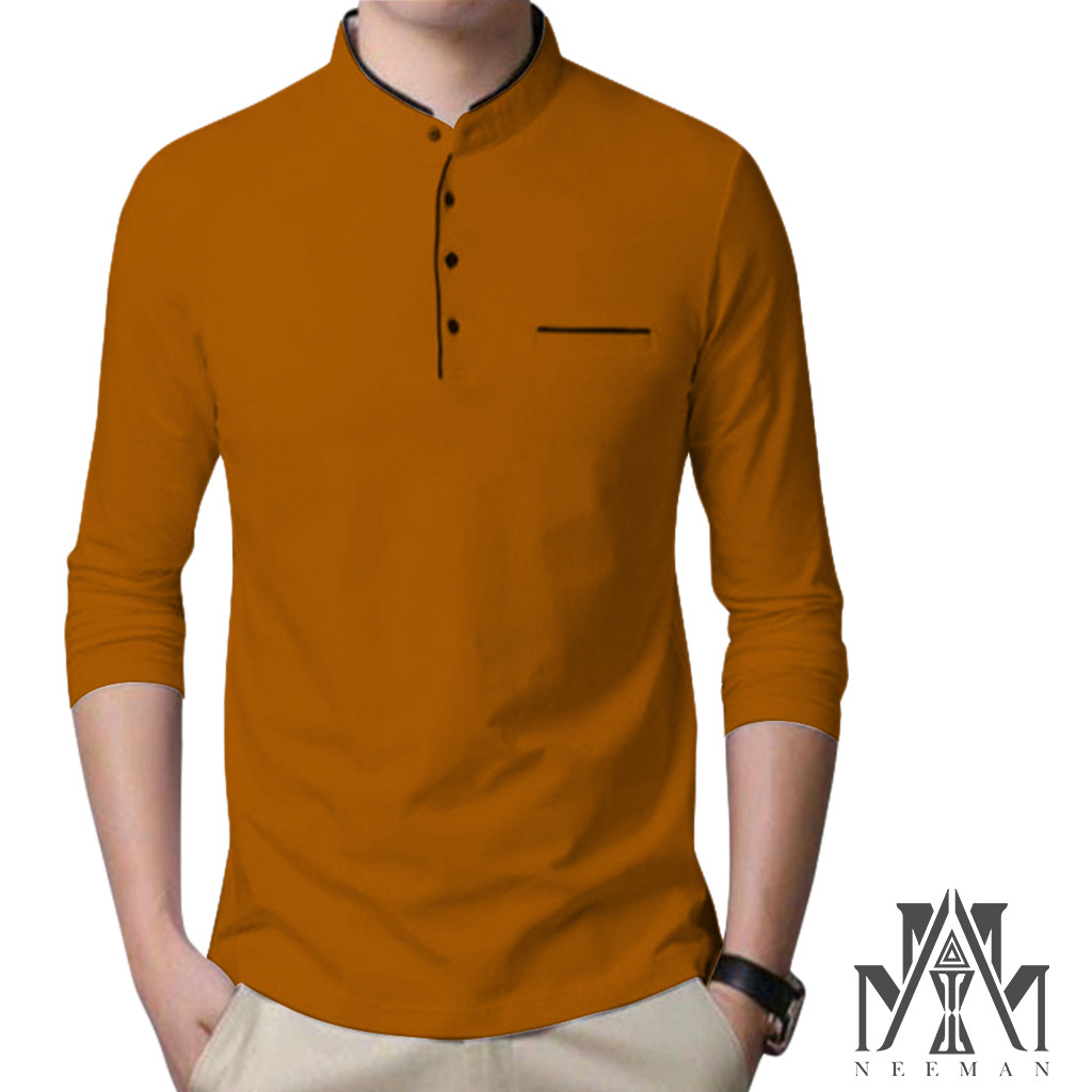 KAOS POLO KERAH SAKU LENGAN PANJANG