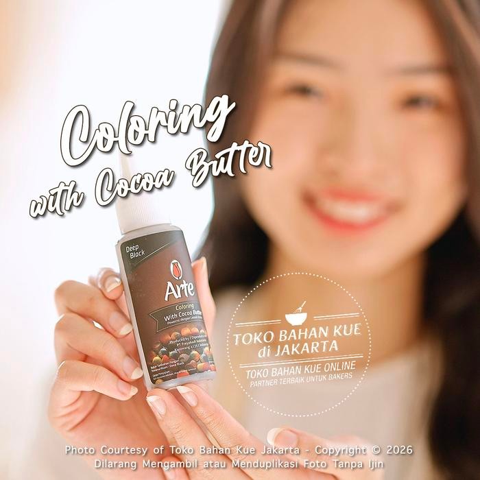 

Tulip ARTE DEEP BLACK Chocolate Coloring Cocoa Butter Pewarna HITAM