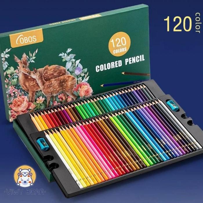 

PROMO! 120 warna Termurah Obos Oil Pencil Color Pensil Warna Minyak 48/72 Pencil Color Set High