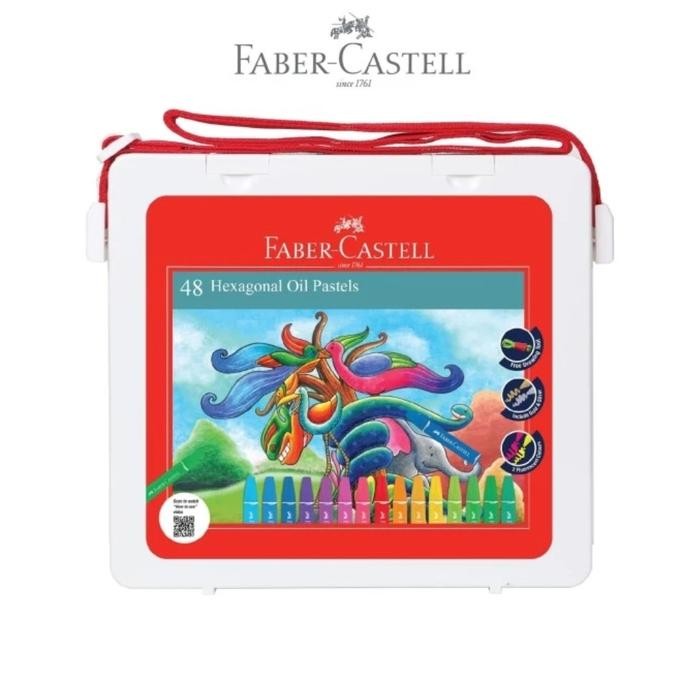 

BISA GRAB! Crayon Tas 48 warna FABER CASTELL