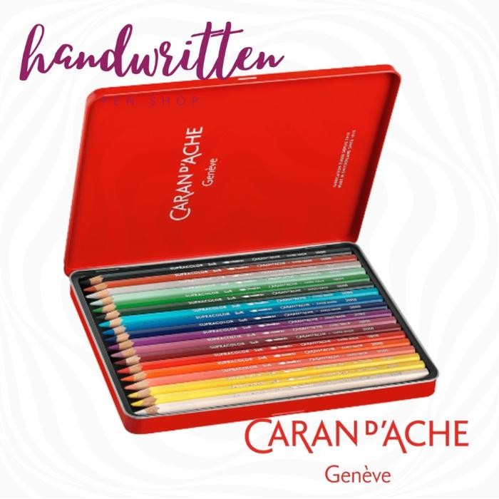 

CARAN DACHE Supracolor Aquarelle Special Edition Box Of 18 Colors / Pensil Warna Caran d'Ache
