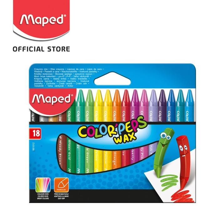 

TERLARIS! Maped Wax Crayon 18' - Cardboard