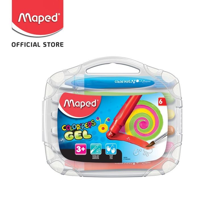 

Maped Gel Crayon 6 free kuas