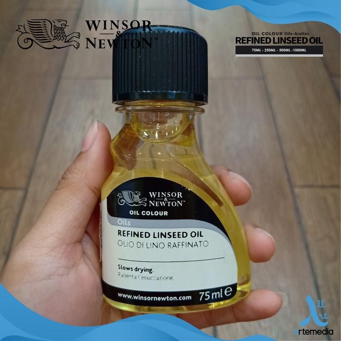 

TERLARIS Medium Cat Minyak Winsor & Newton Refined Linseed Oil Painting