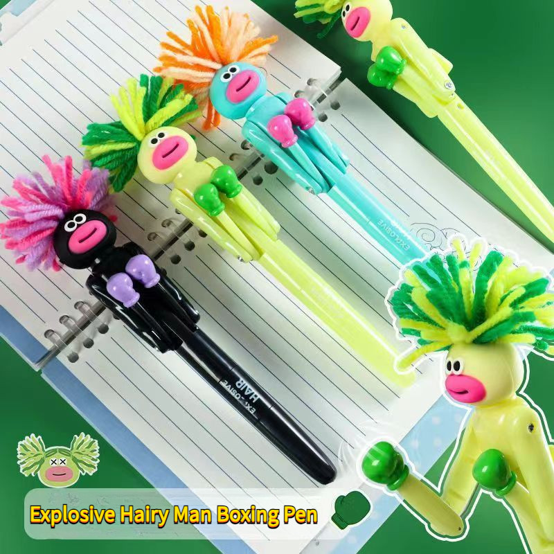 

UM1 Pena Tinju Menyenangkan/Pena Alat Tulis Tipe Dorong Kartun Lucu/Pena Dekompresi Siswa Sekolah