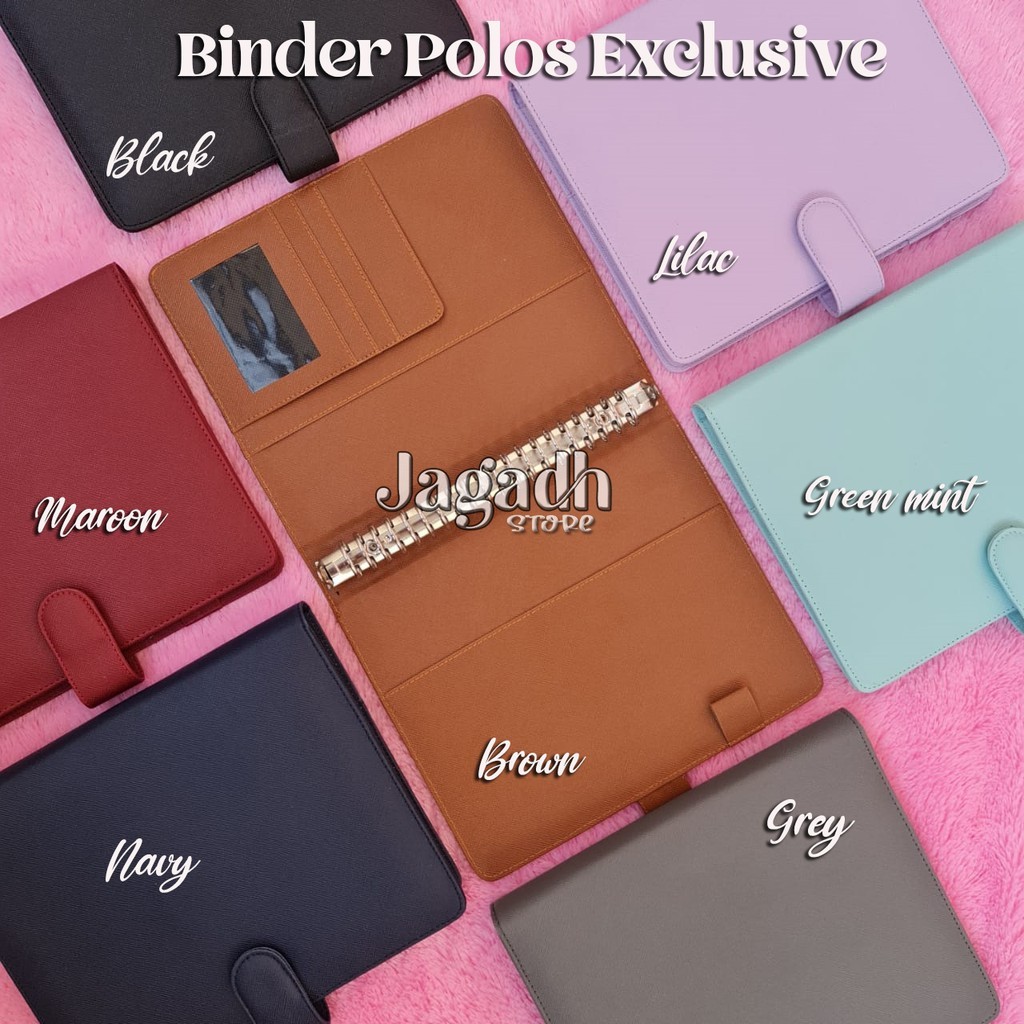 

BINDER POLOS EXCLUSIVE 7 WARNA PILIHAN A5/20RING & B5/26RING