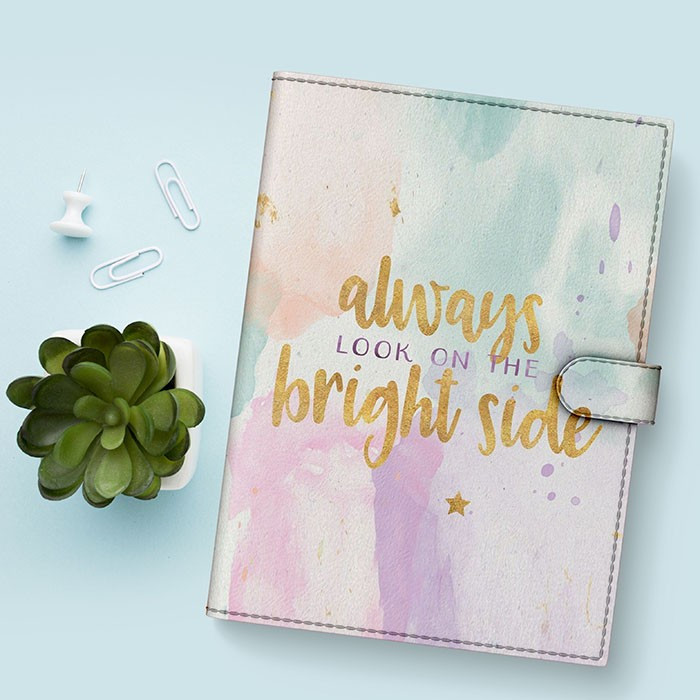 

[Teman Print] Custom Binder A6 Print UV Notebook Kulit Buku Catatan Agenda Planner