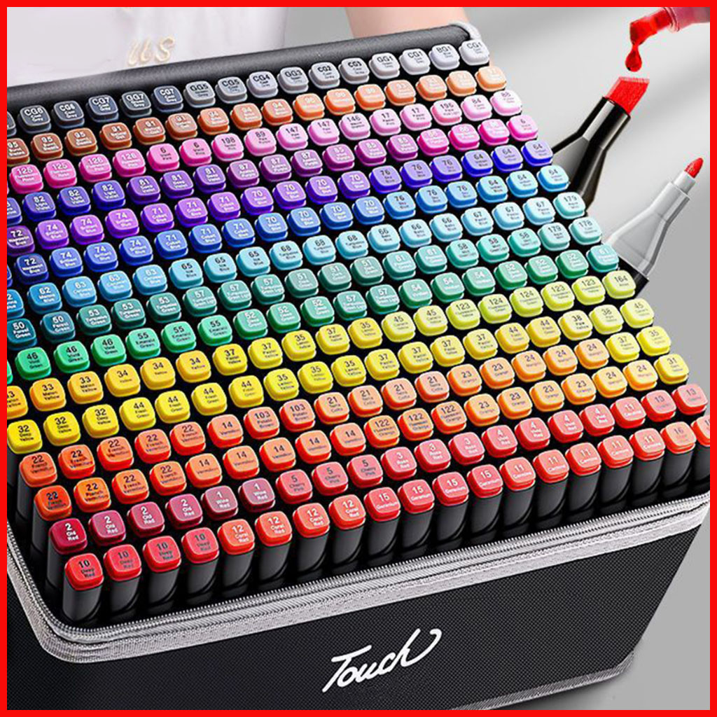 

RUNDY NEW Touch60/80 Warna Sketsa Spidol Umum General Marker Set Animation Markers Pena Berujung