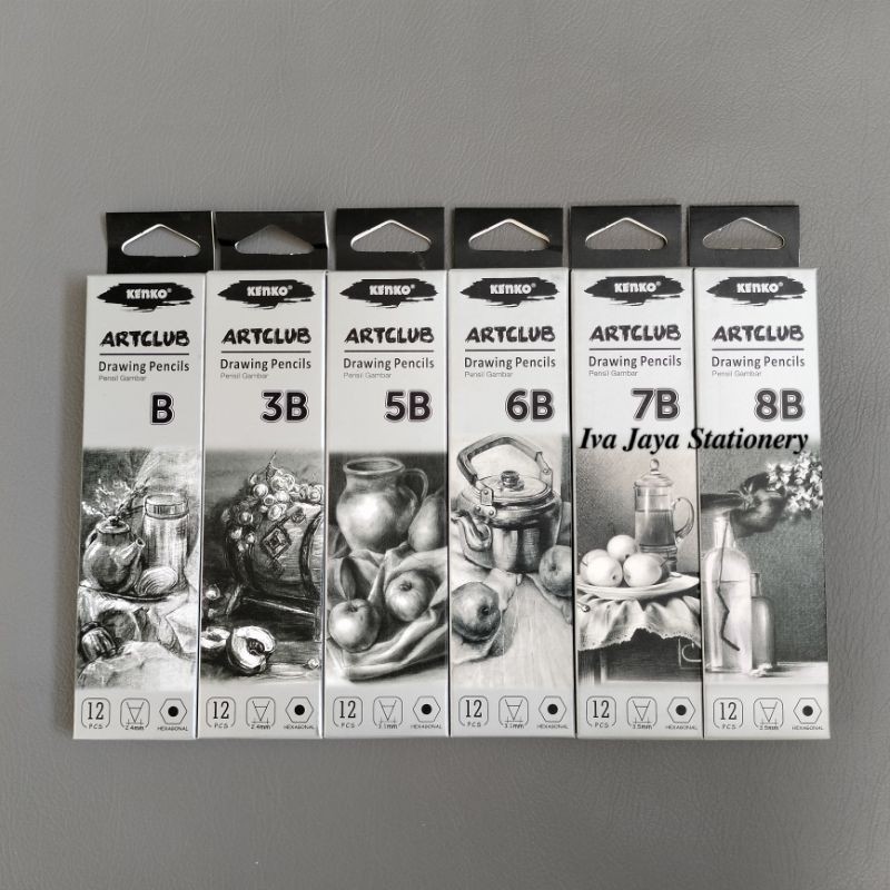 

UM1 1 Pak Pensil Kenko B,2B,3B,4B,6B,7B,8B ( 12 Pcs )