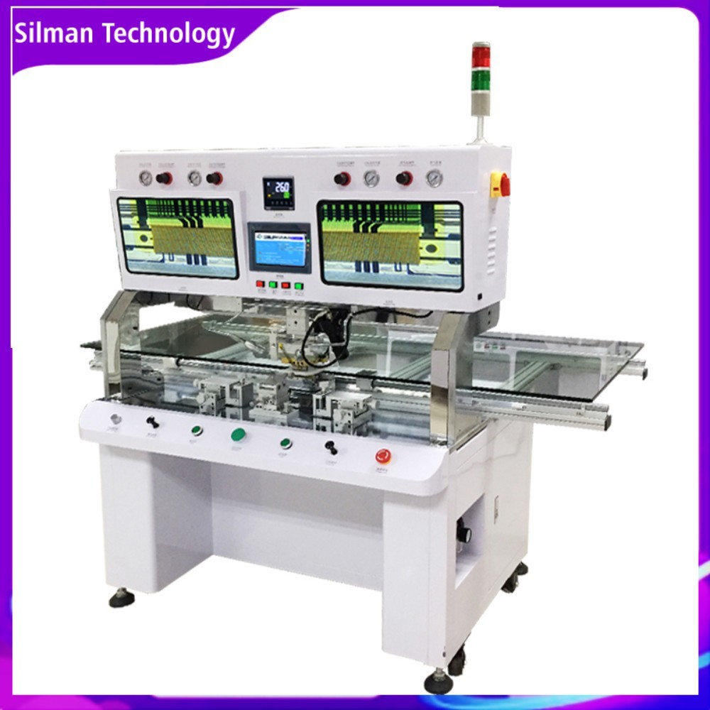 Sliman ST-100DW COF Bonding Machine Double Head Equipment For Repair LCD LED TV Laptop Display Hot