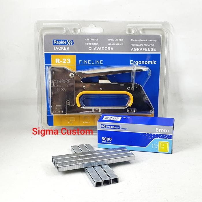 

WOLD - Staples Gun Tacker Hekter Rapide R-23 Stepler Tembak Manual Ergonomic