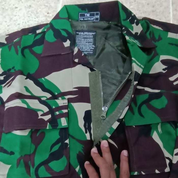Terbaru Baju Pdl Tni / Loreng Tni Velbed Wol Full Puring Termurah