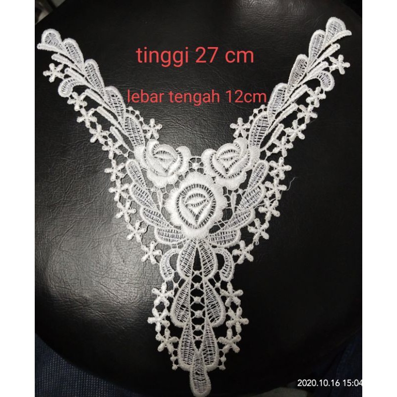 Renda bordir aplikasih dadah renda rajut renda rajut renda dada