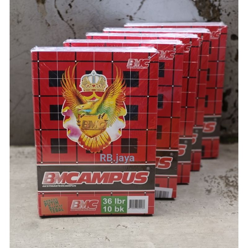 

UM1 paket 10 & 5 pcs buku tulis besar BMCAMPUS 36 lembar