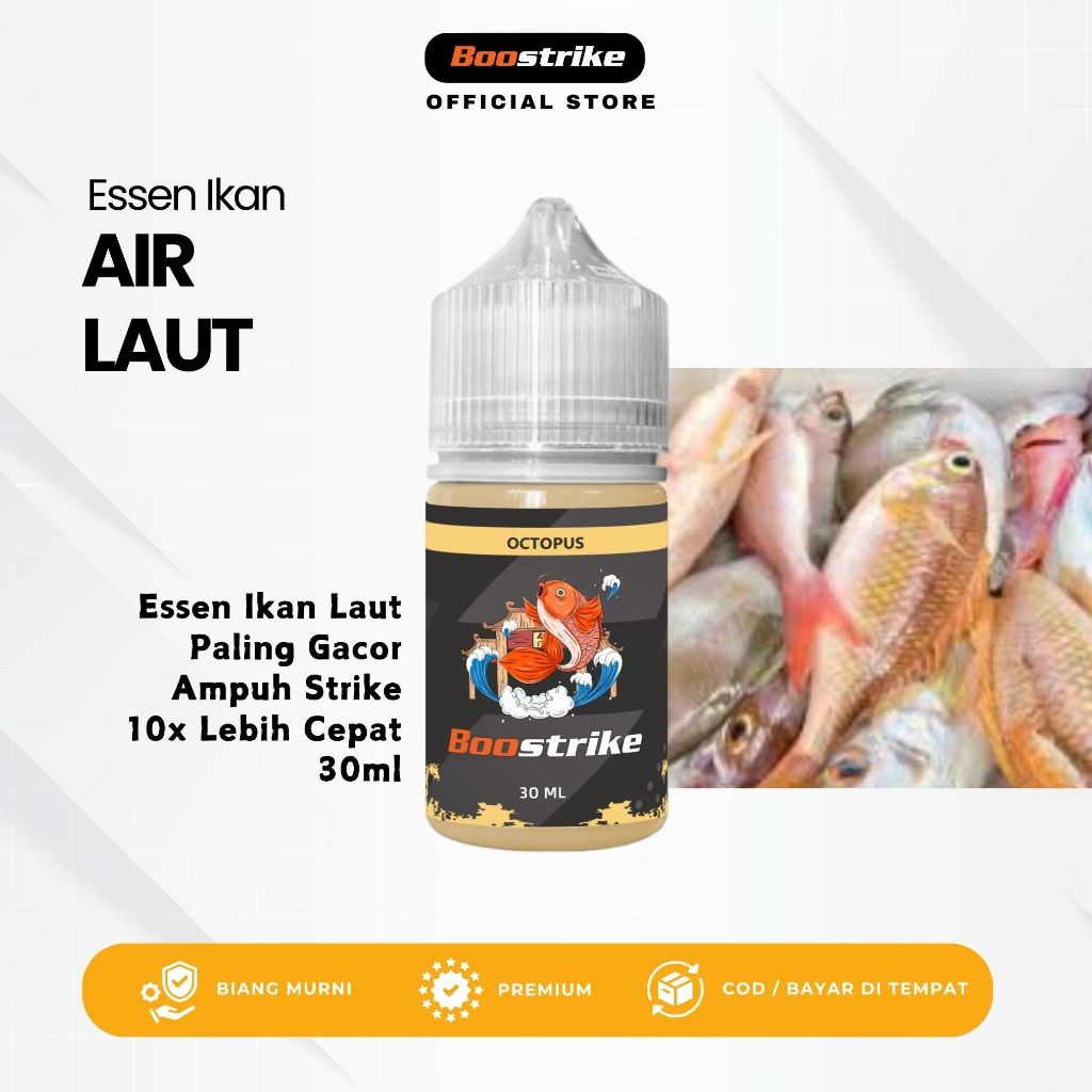 BOOSTRIKE - Essen Ikan Laut Paling Gacor Ampuh Biang Murni 30ml