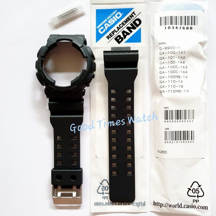 Paling Berkualitas Paket Strap Bezel G-Shock Gd-100-1B Gd 100 Casio Original