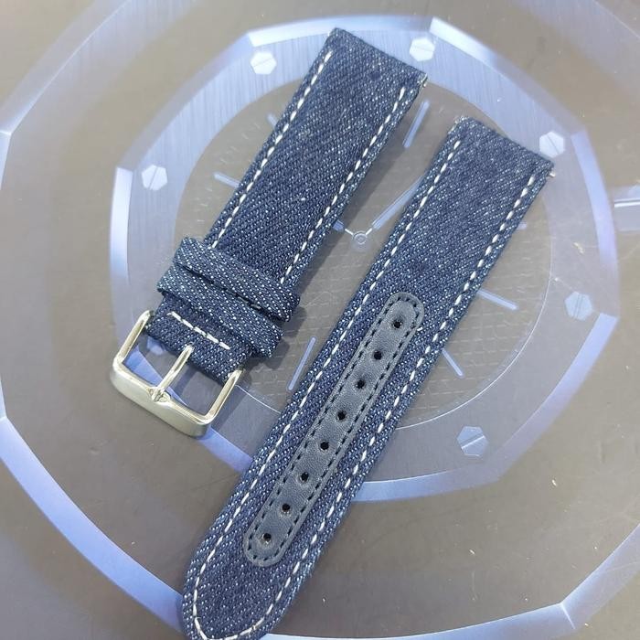 Terbatas Tali Jam Tangan Kulit Jeans/Denim Guess W0040G6