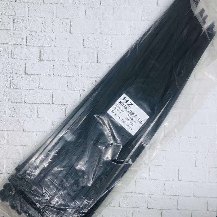 

Hz Cable Ties/Kable Tis/Kabel Ties 9 X 50 Mm Black And Hitam &Putih