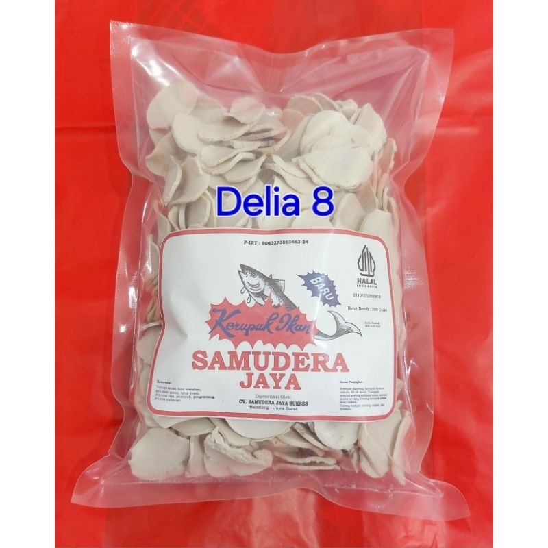 

Dapur Joglo Kerupuk Samudera Jaya Ikan Kakap (Merah) Super 500 Gram