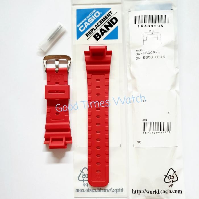 Menarik Strap G-Shock Dw-5600P-4 Dw 5600P Dw 5600Tb Dw 5600 Casio Original
