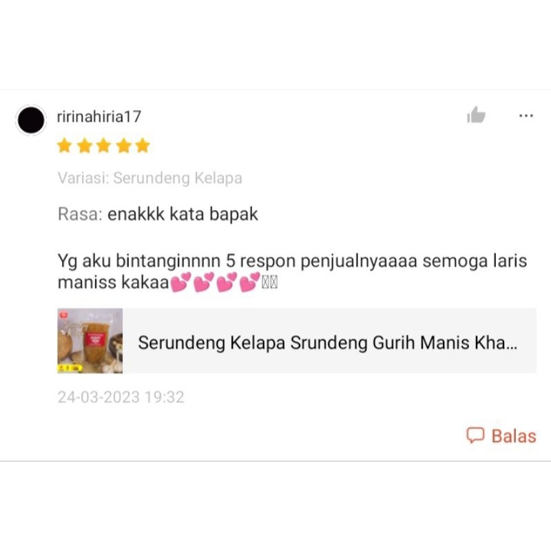 

Dapur Joglo Serundeng Kelapa Srundeng Gurih Manis Khas Ponorogo Original Halal Tanpa Pengawet Nduk