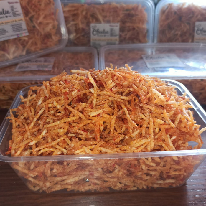 

Dapur Joglo Kentang Mustofa Original Bumbu Balado Karamel - Bencok Krispi Tanpa Msg Premium