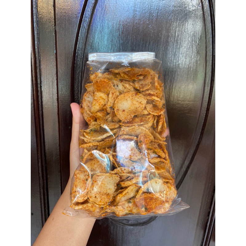 

Dapur Joglo Basreng Tipis Pedas Daun Jeruk 250 Gr Homemade Renyah