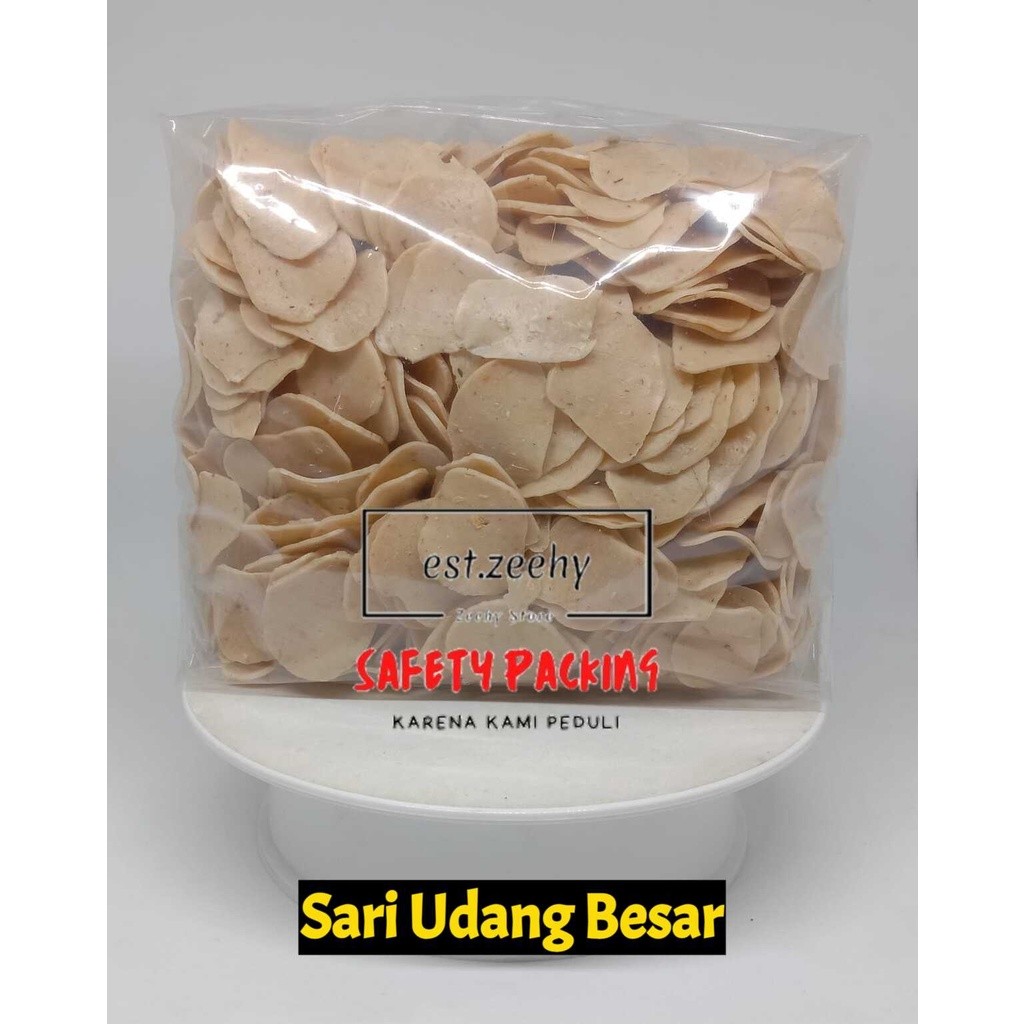 

Dapur Joglo Kerupuk Sari Udang Besar Kemasan 1 Kg