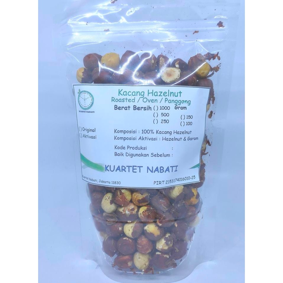 

EatFr3sh- HAZELNUT - KACANG - OVEN - PANGGANG - MATANG - RASA ORIGINAL 250 GR