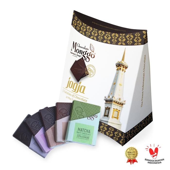 

EatFr3sh- Chocolate Mix Tugu Jogja 20 x 5.5g Cokelat Monggo Coklat Premium