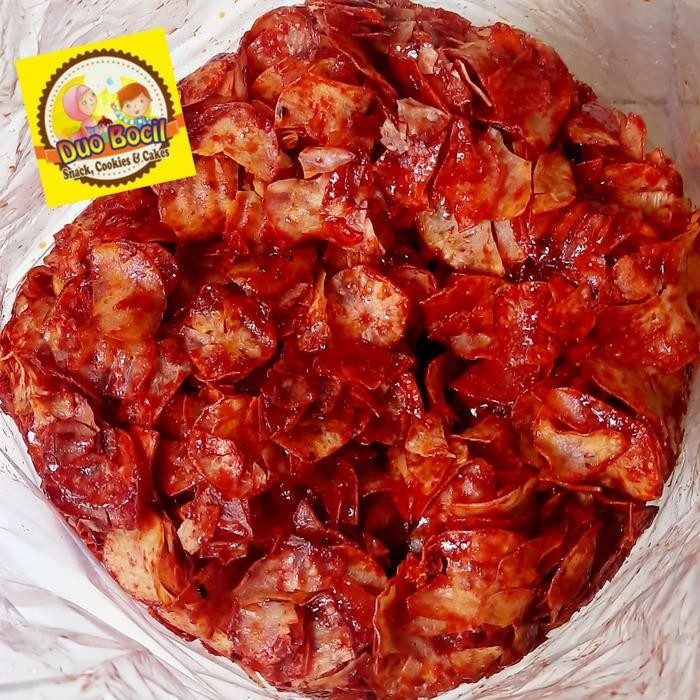 

EatFr3sh- Keripik Singkong Pedas Rujak 4 Kelinci - 1 Kg