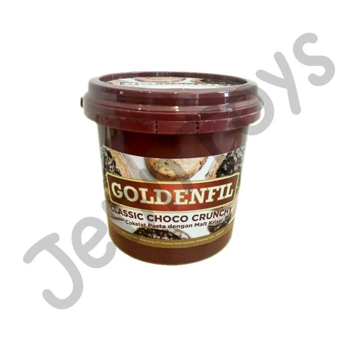 

EatFr3sh- GOLDENFIL - CLASSIC CHOCO CRUNCHY Selai Roti Filling Kue Choco Crunchy Spread Fruit Jam